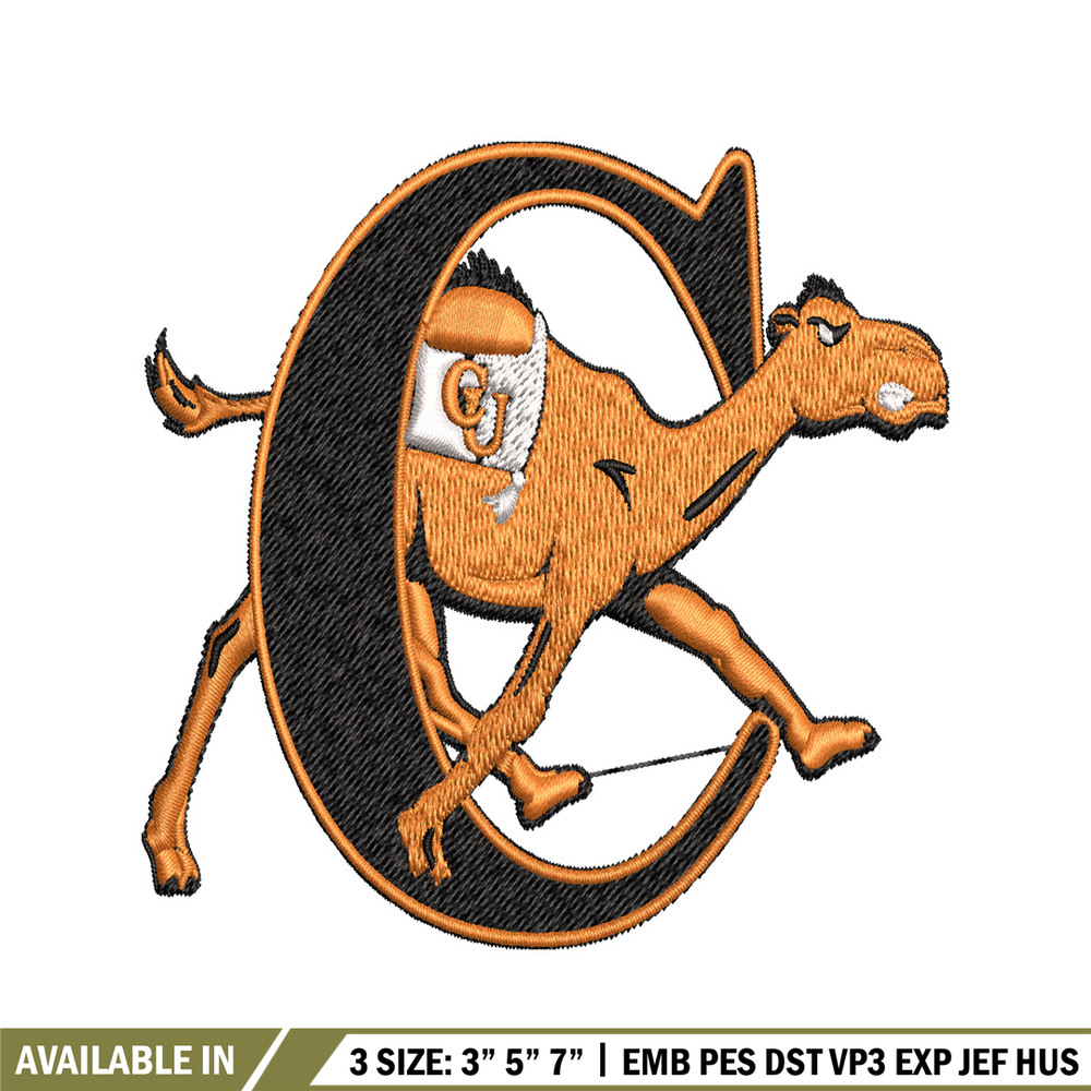 Campbell Fighting Camels embroidery design, Campbell Fighting Camels embroidery, Sport embroidery, NCAA embroidery..jpg