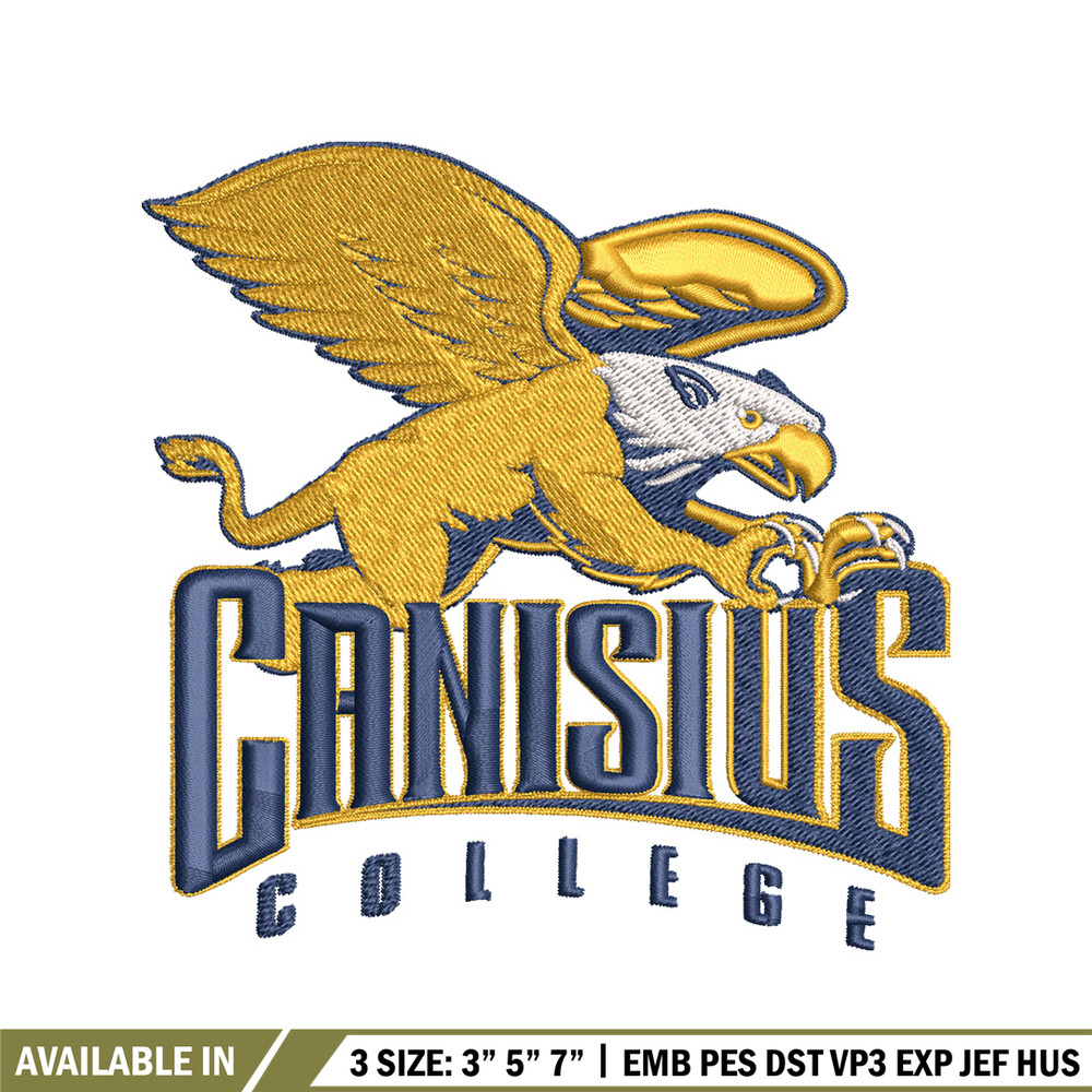Canisius Golden Griffins embroidery design, Canisius Golden Griffins embroidery, Sport embroidery, NCAA embroidery..jpg