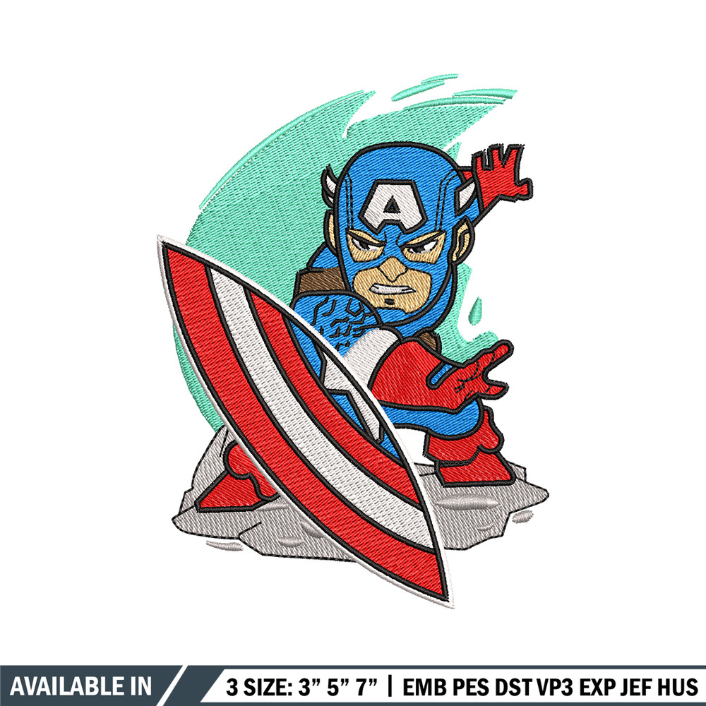 Caption chibi embroidery design, Caption chibi embroidery, logo design, logo shirt, Embroidery shirt, Instant download.jpg