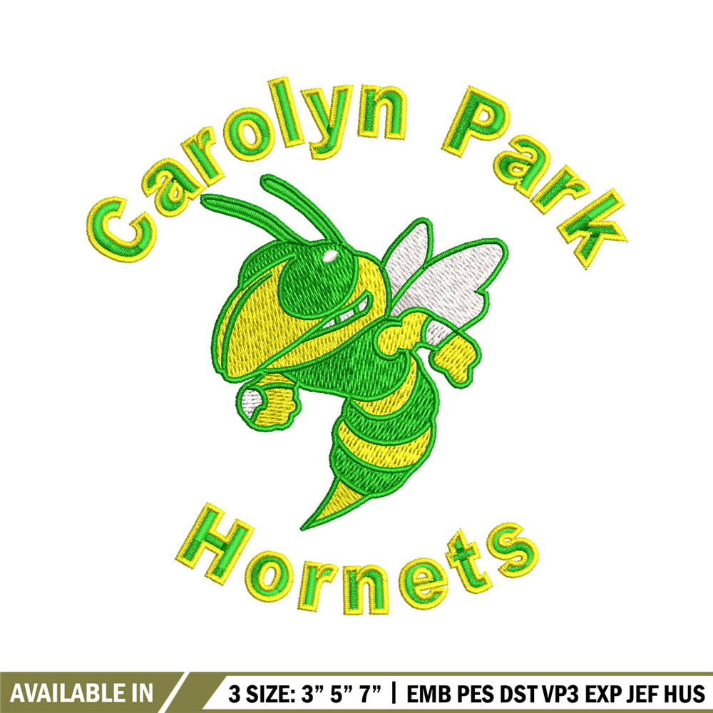 Caroiyn park embroidery design, Logo embroidery, Embroidery file, Embroidery shirt, Emb design, Digital download.jpg