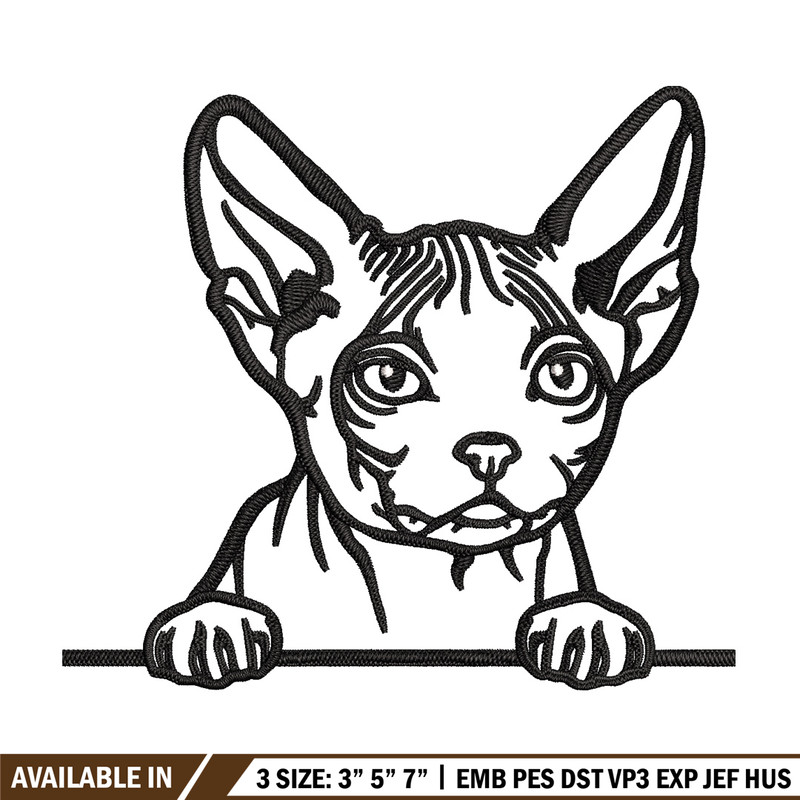 Cat black white embroidery design, Cat embroidery, Embroidery file, Embroidery shirt, Emb design, Digital download.jpg