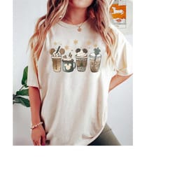 christmas coffee comfort colors shirt, disney christmas coffee shirt, coffee christmas shirt, epcot christmas shirt, dis