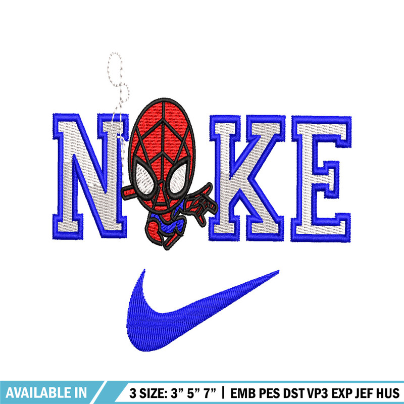 Chibi Spiderman embroidery design, Chibi Spiderman embroidery, logo design, embroidery file, Digital download..jpg