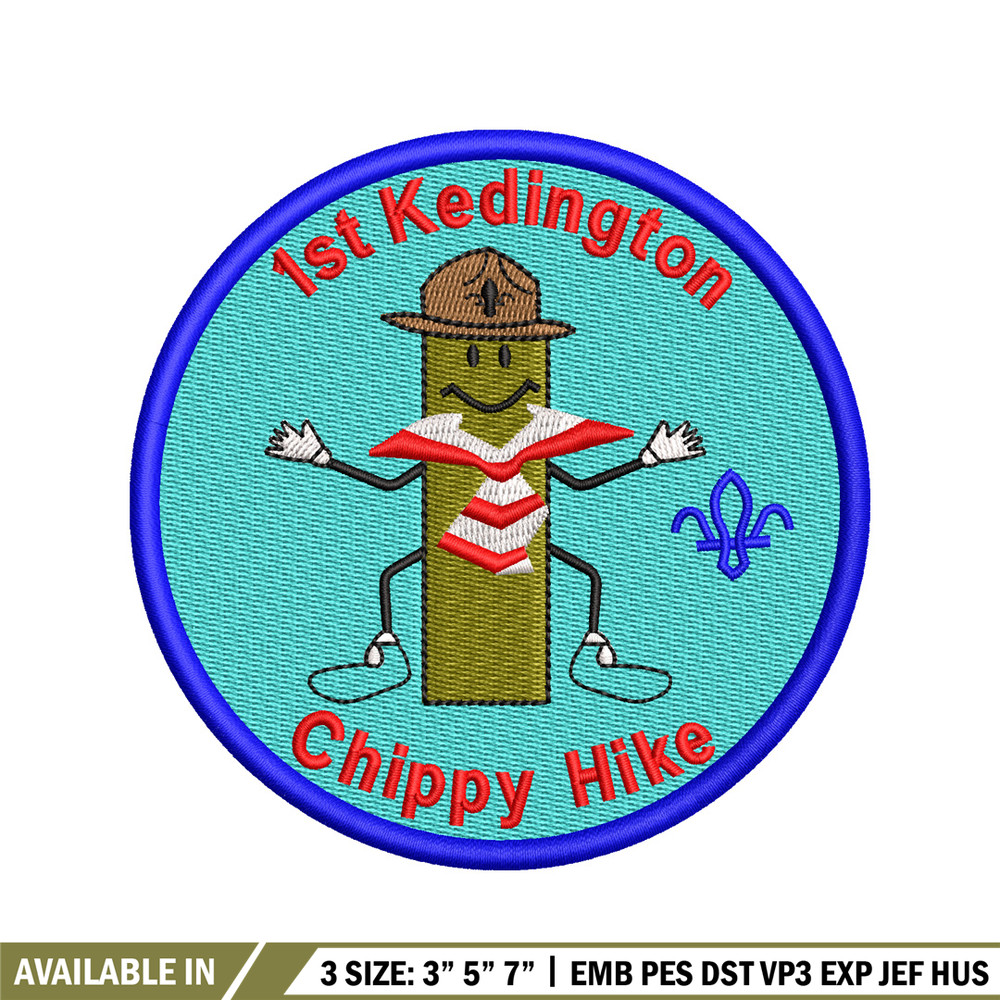 Chippy Hike logo embroidery design, Chippy Hike embroidery, embroidery file, logo design,  logo shirt, Digital download.jpg