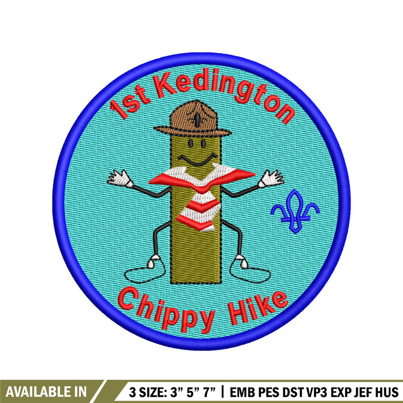 Chippy Hike logo embroidery design, Chippy Hike embroidery, embroidery file, logo design,  logo shirt, Digital download.jpg