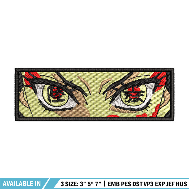 Daki eyes embroidery design, Demon slayer embroidery, Anime design, Embroidery shirt, Embroidery file, Digital download.jpg