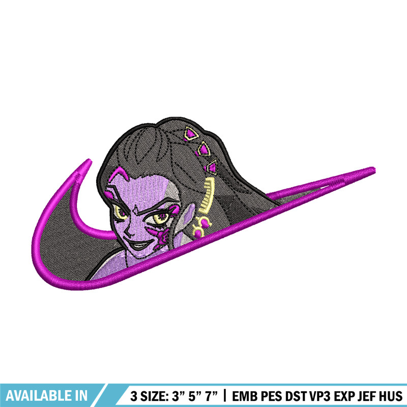 Daki nike embroidery design, Kimetsu no Yaiba embroidery, nike design, anime design, anime shirt, Digital download.jpg