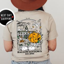 halloweentown 1998 shirt, halloween shirt, 2023 halloween party shirt, halloween town fall tee, pumpkin shirt