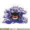 Gengar embroidery design, Pokemon embroidery, Embroidery shirt, Embroidery file, Anime design, Digital download.jpg