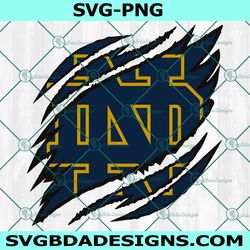 notre dame irish ripped claw svg, ncaa mascot university college svg, ncaa ripped claw svg, ncaa logo svg, notre dame