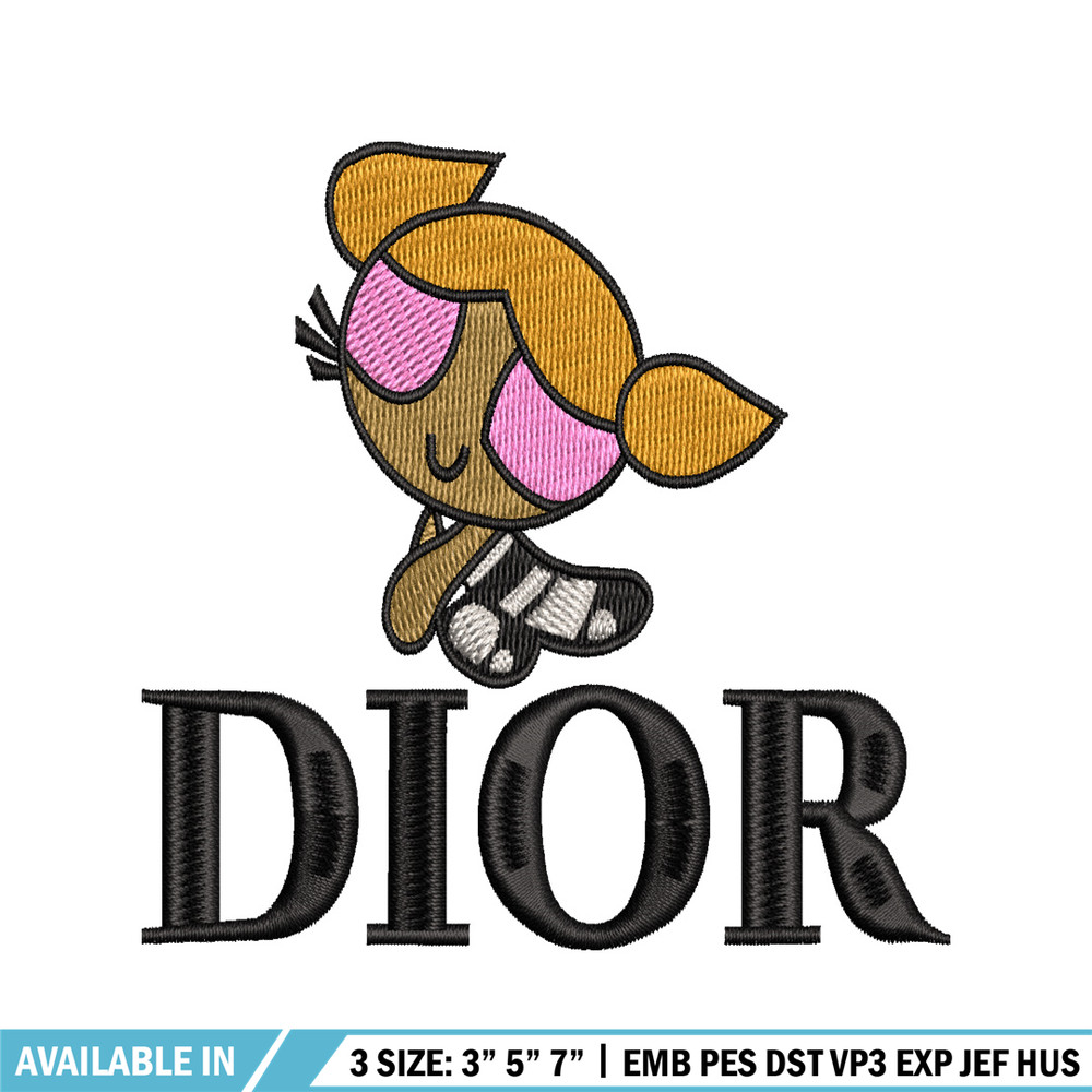 Dior Cartoon Logo embroidery design, Logo embroidery, embroidery file, animal design, logo shirt, Digital download..jpg