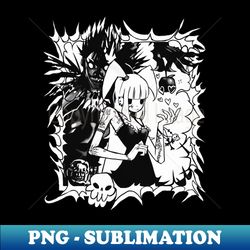 misa and ryuk - Vintage Sublimation PNG Download - Capture Imagination with Every Detail