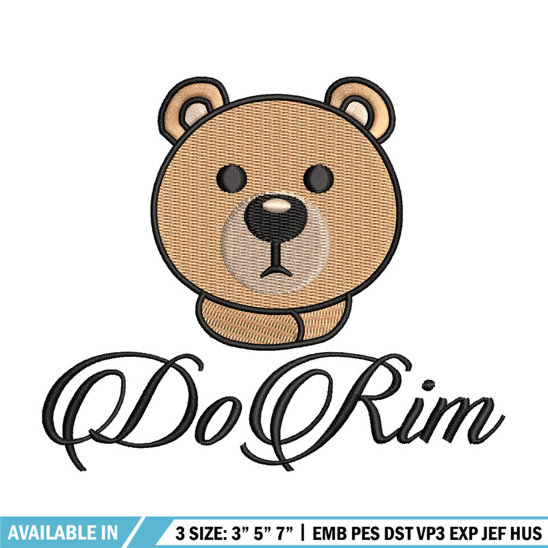 Dorim logo embroidery design, Logo embroidery, Embroidery file, Embroidery shirt, Emb design, Digital download.jpg