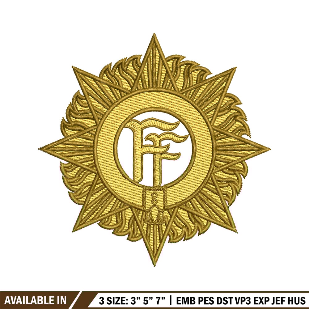 Ff logo embroidery design, Logo embroidery, Embroidery file, Embroidery shirt, Emb design, Digital download.jpg