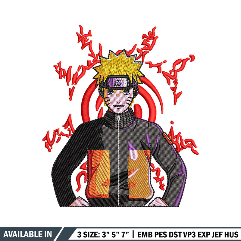 Naruto normal embroidery design, Naruto embroidery, Embroidery file, Embroidery shirt, Emb design, Digital download.jpg