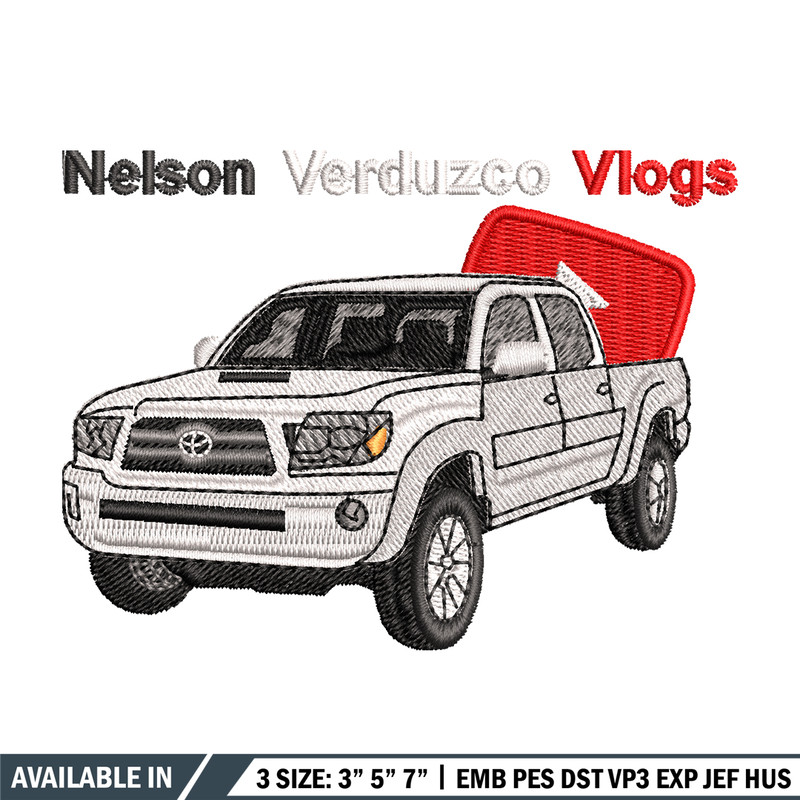 Nelson Verduzco vlogs embroidery design, logo embroidery, logo design, logo shirt, Embroidery shirt, Instant download.jpg