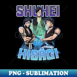 Bootleg Anime Bleach Shuhei Hisagi - Signature Sublimation PNG File - Spice Up Your Sublimation Projects