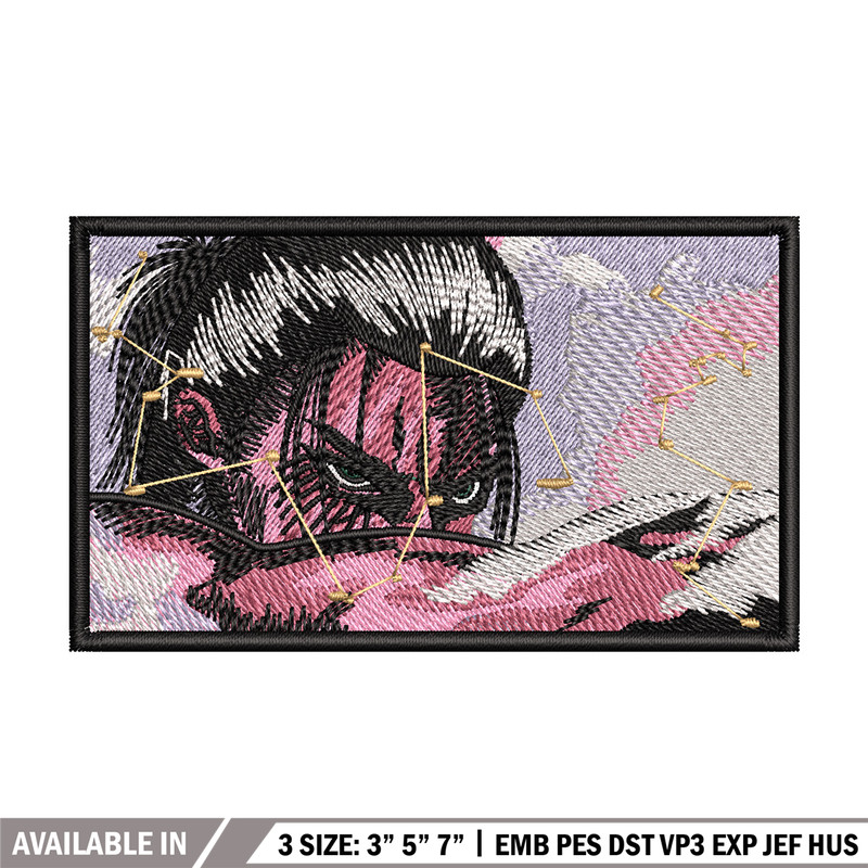 Eren rectangle embroidery design, Aot embroidery, Anime design, Embroidery shirt, Embroidery file, Digital download.zip.jpg