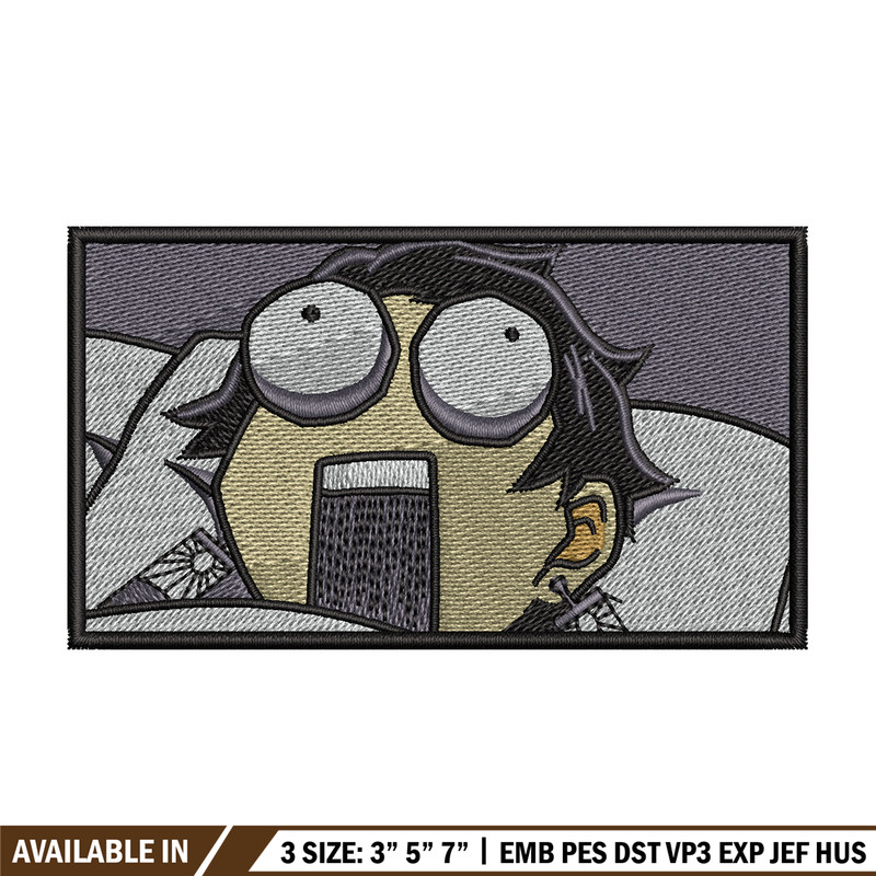 Funny tanjiro embroidery design, Tanjiro embroidery, Anime design, Embroidery shirt, Embroidery file, Digital download.jpg