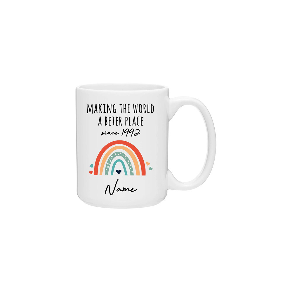 40th Birthday Gift, 40th Birthday Mug, Personalized Birthday Gift, 1982, Making The World A Better Place Since 1982, For Best Friend (117) - 1.jpg