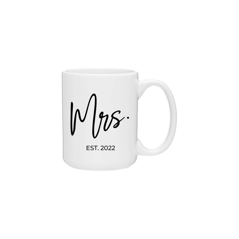 Custom Mrs Mug, Custom Wedding Gift, Custom Mug Engagement Gift, Gift For Bride, Bachelorette Party Gift, Bride To Be Mug, Custom Mug (128) - 1.jpg