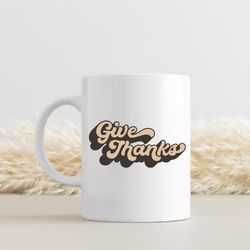 retro thanksgiving mugs, custom thanksgiving mugs, thanksgiving mug gifts