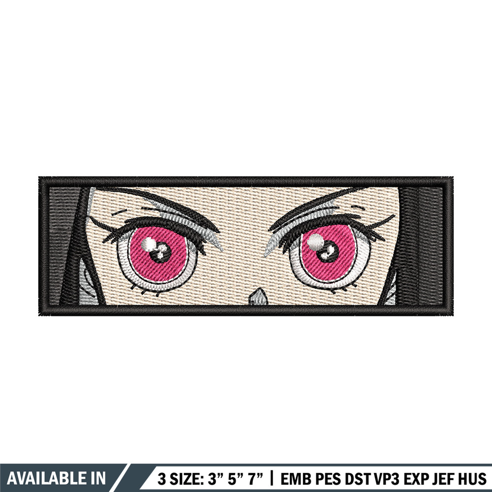 Nezuko eyes embroidery design, Neuzko embroidery, Anime design, Embroidery shirt, Embroidery file, Digital download.jpg
