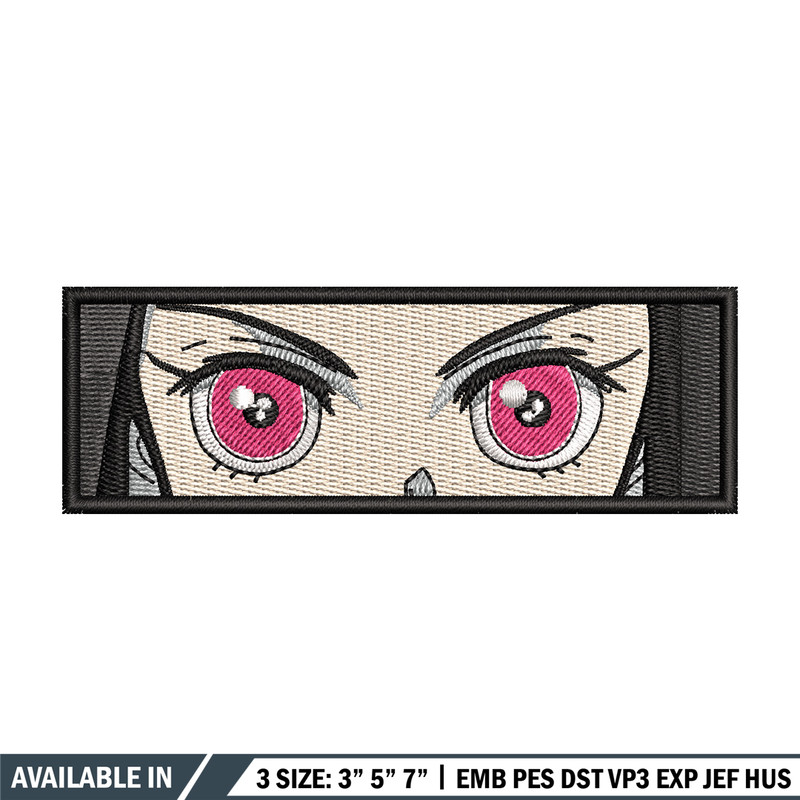Nezuko eyes embroidery design, Neuzko embroidery, Anime design, Embroidery shirt, Embroidery file, Digital download.jpg