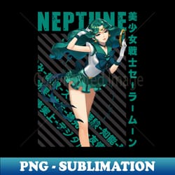 sailor moon - michiru kaiou neptune - custom sublimation png file - elevate your sublimation game with stunning png files