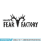 Fear factory logo embroidery design, logo embroidery, logo design, Embroidery shirt, logo shirt, Instant download.jpg