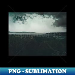 Foggy lake and mountains landscape photography - Signature Sublimation PNG File - Bold & Eye-catching