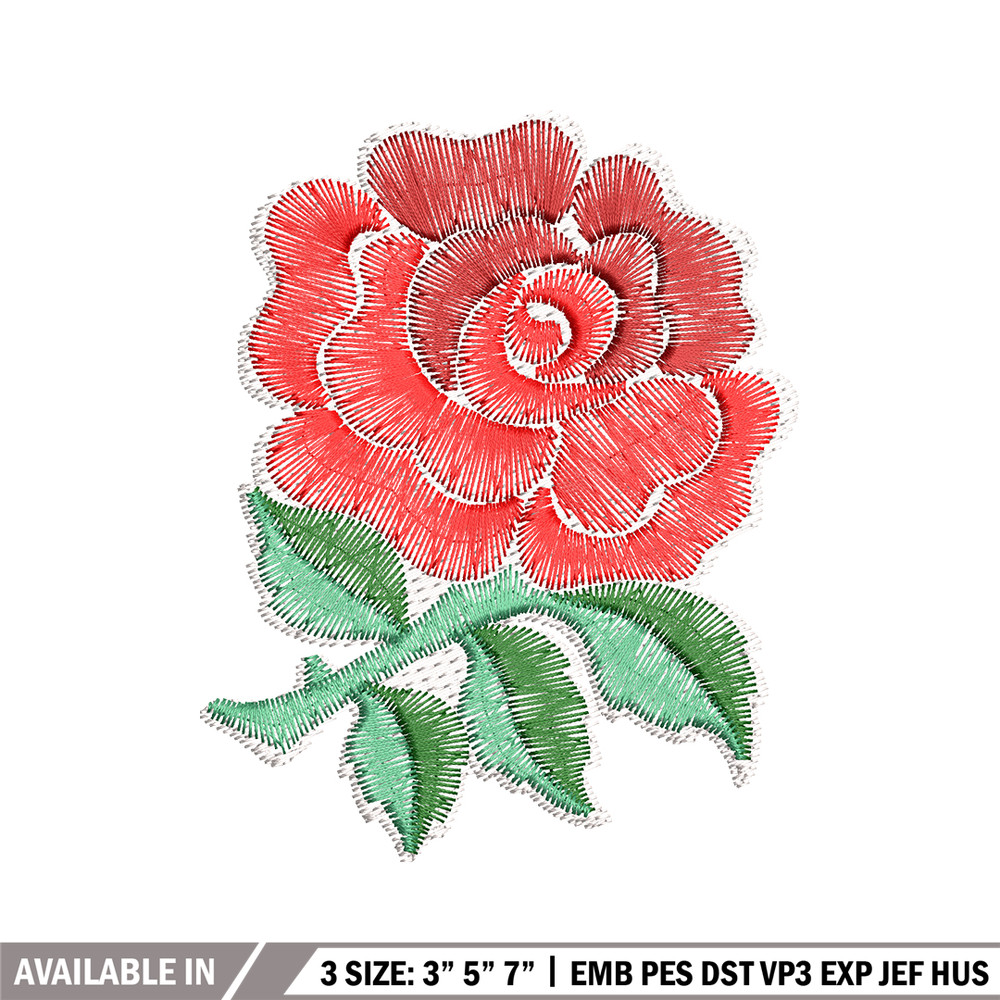 Flower Rose embroidery design, Flower Rose logo embroidery, logo design, Embroidery shirt, logo shirt, Instant download.jpg