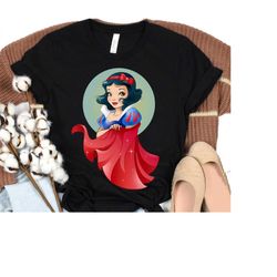 disney snow white stylized chibi t-shirt, disney princess snow white shirt, walt disney world, magic kingdom, disneyland
