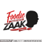 Foodie Tales with Zaak embroidery design, logo embroidery, logo design, Embroidery shirt, logo shirt, Instant download.jpg