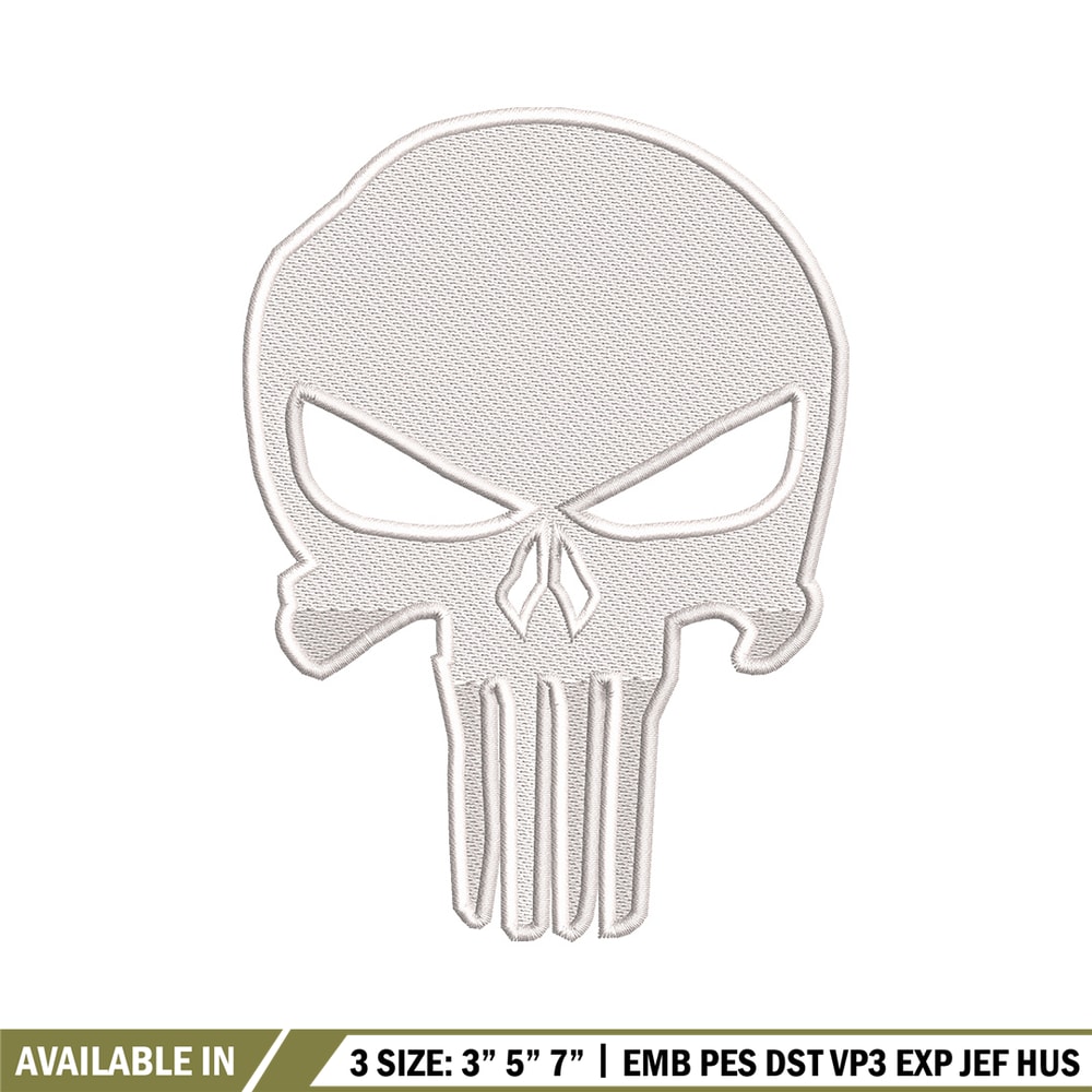 Head skeleton embroidery design, Skeleton embroidery, Emb design, Embroidery shirt, Embroidery file, Digital download.jpg