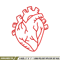 Heart real life embroidery design, Heart embroidery, Embroidery file, Embroidery shirt, Emb design, Digital download.jpg