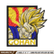 Gohan poster embroidery design, Dragonball embroidery, Anime design, Embroidery shirt, Embroidery file, Digital download.jpg