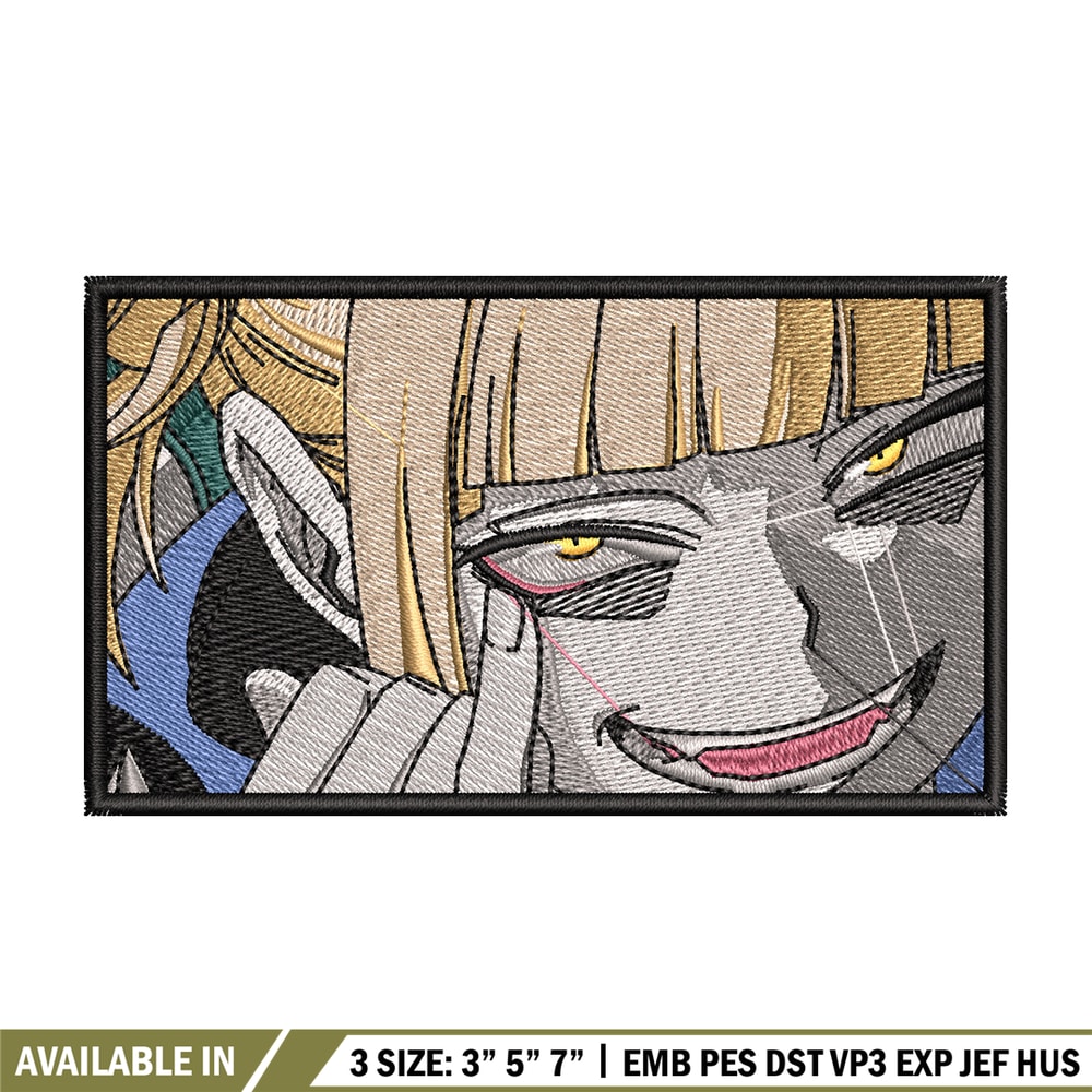 Himiko toga box embroidery design, Mha embroidery, Anime design, Embroidery shirt, Embroidery file, Digital download.jpg