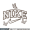Nike butterfly embroidery design, logo embroidery, logo design, logo shirt, digital download.jpg
