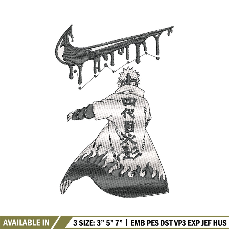 Hokage nike embroidery design, Naruto embroidery, Embroidery shirt, Embroidery file, Anime design, Digital download.jpg