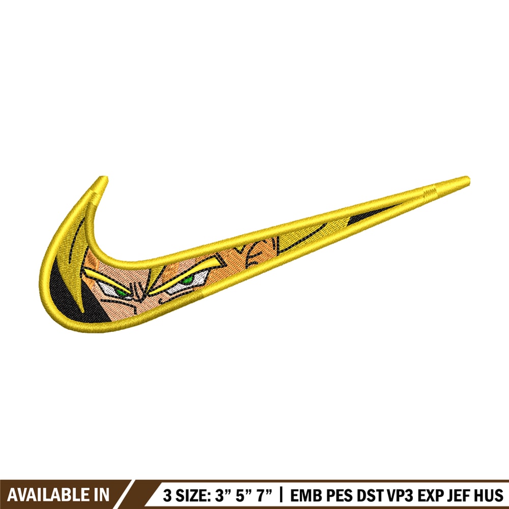 Goku ss eyes Nike embroidery design, Dragon Ball embroidery, nike design, anime design, anime shirt, Digital download.jpg