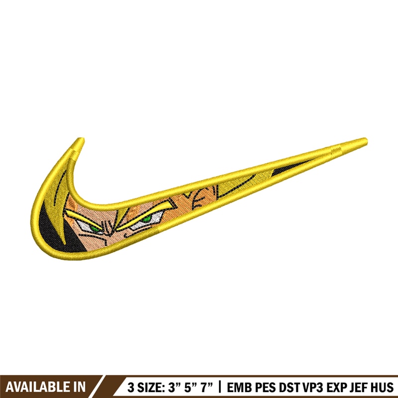 Goku ss eyes Nike embroidery design, Dragon Ball embroidery, nike design, anime design, anime shirt, Digital download.jpg