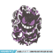 Gengar evolution embroidery design, Pokemon embroidery, Anime design, Embroidery shirt, Embroidery file,Digital download.jpg