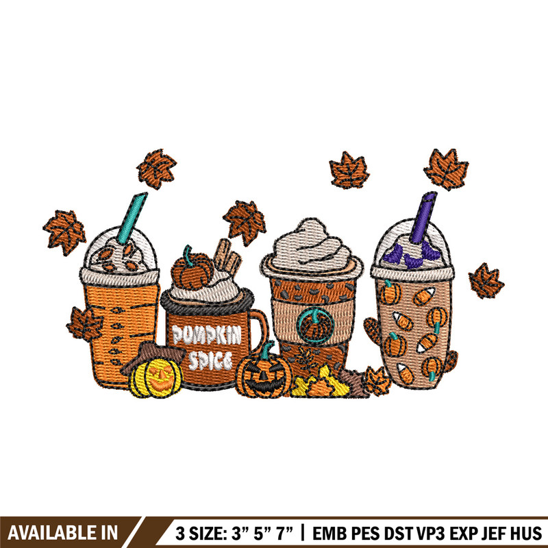 Halloween coffee embroidery design, Halloween embroidery, Embroidery file,Embroidery shirt, Emb design, Digital download.jpg