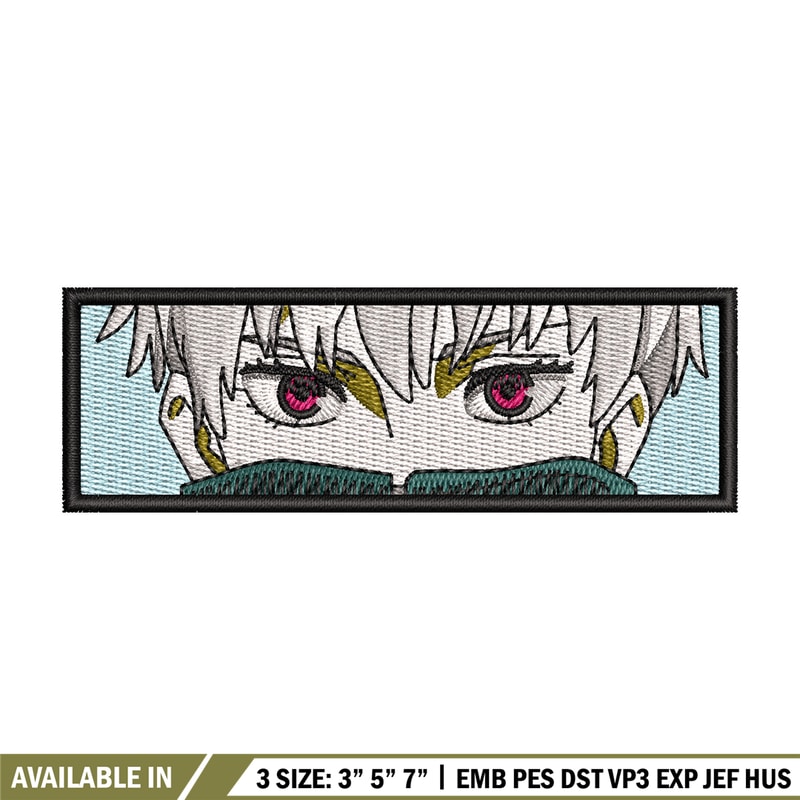 Inumaki Toge embroidery design, Jujutsu embroidery, Anime design, Embroidery shirt, Embroidery file, Digital download.jpg
