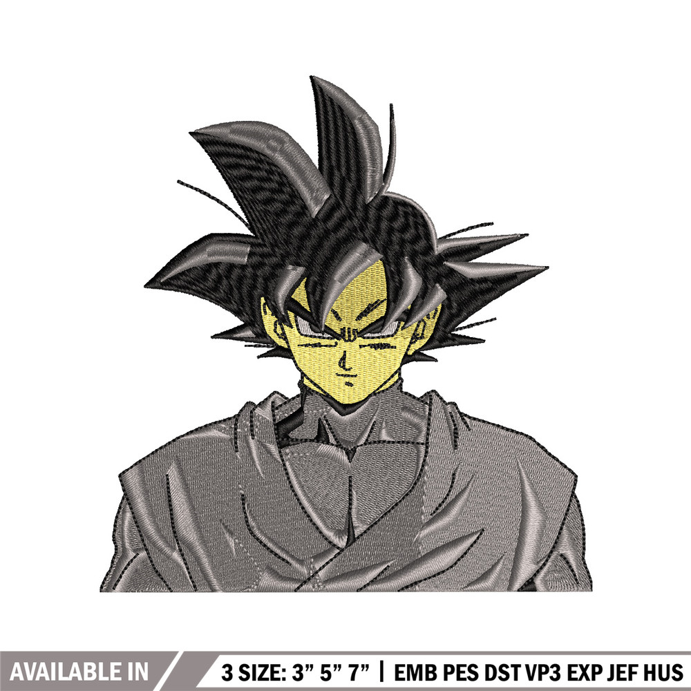 Goku black embroidery design, Dragonball embroidery, Anime design, Embroidery shirt, Embroidery file, Digital download.jpg