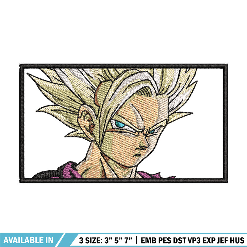 Gohan ssj box embroidery design, Dragonball embroidery, Anime design, Embroidery shirt, Embroidery file,Digital download.jpg