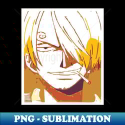sanji one piece - decorative sublimation png file - defying the norms