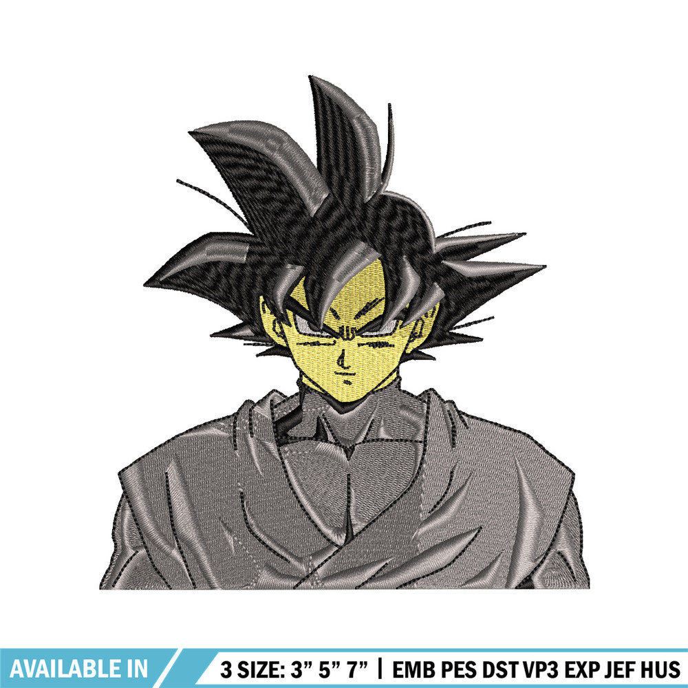 Goku black embroidery design, Dragonball embroidery, Anime design, Embroidery shirt, Embroidery file, Digital download.jpg