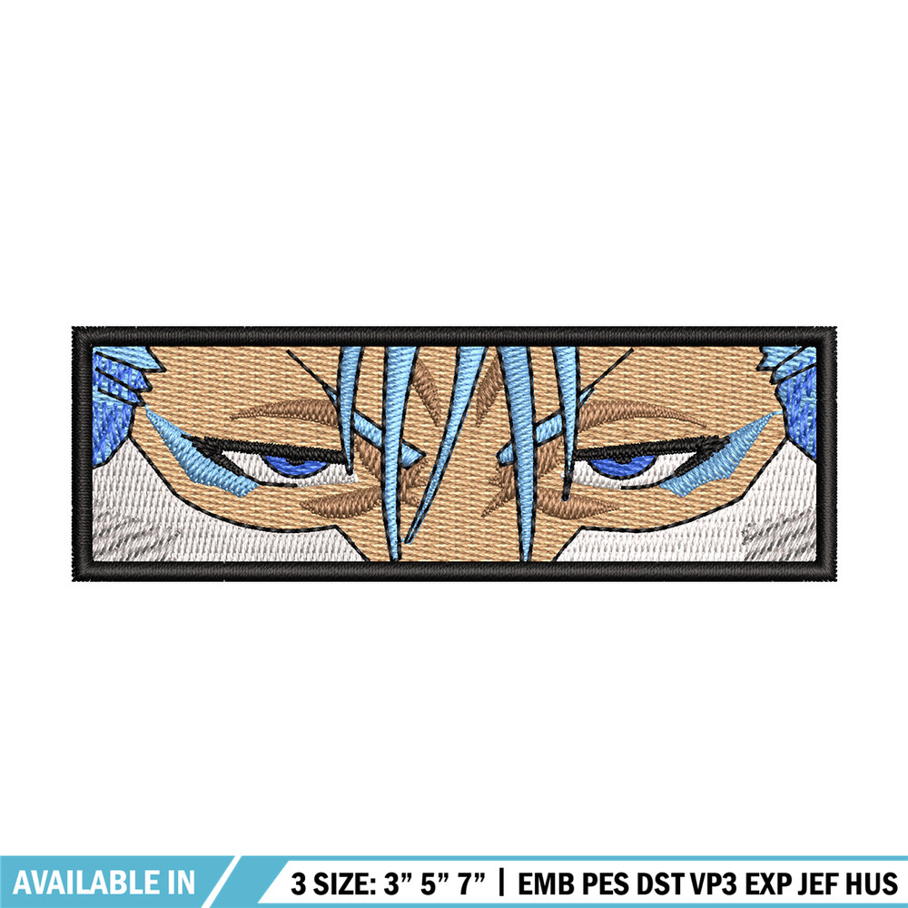 Grimmjow eyes embroidery design, Bleach embroidery, Anime design, Embroidery shirt, Embroidery file, Digital download.jpg